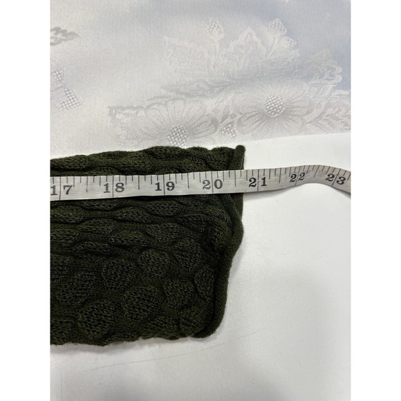 Dress Barn Green Knit Open Front Sweater Cardigan Plus Sz 1X - Picture 8 of 10